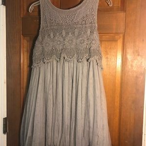 casual gray dress women’s size M! Never worn